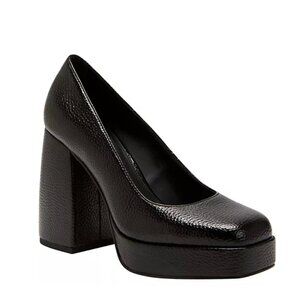 NEW Katy Perry Size 10 Uplift Pump Platforms Chunky Block Heels Black